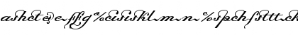 Dalliance Script Ligatures Font