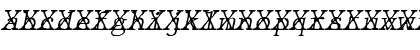 JMH Typewriter mono Fine Cross Italic Font