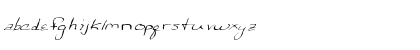 FZ HAND 24 MANGLED ITALIC Normal Font