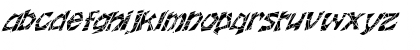 FZ JAZZY 12 CRACKED ITALIC Normal Font