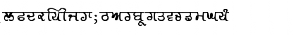 GurmukhiLys 030 Bold Font