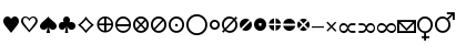 LTHeureka Glyphs Regular Font