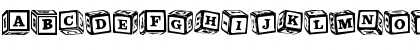 LMS Lance's Letter Blocks Regular Font