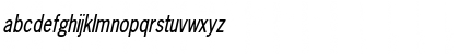 Matterhorn-Condensed Bold Italic Font