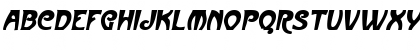 MullinsCaps Bold Italic Font