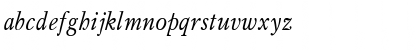 MyslNarrowC Italic Font