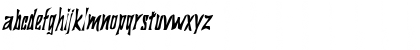 BigDaddyCondensed Oblique Font