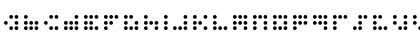 3x3 dots Regular Font