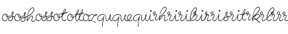 Birthday Ligatures Four Regular Font