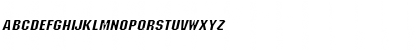 Block Wide Italic Font