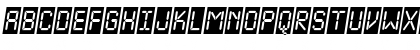 a_LCDNovaCmObl Regular Font