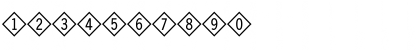 DoubleDigits Diamond Font