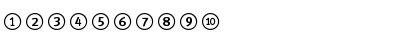 FFDingbats Number Font