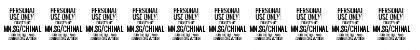 Chinal Light PERSONAL USE ONLY Regular Font