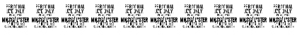 Lyster Bold PERSONAL USE ONLY Regular Font