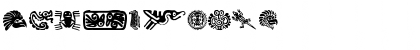 Pre-Columbian Ornaments Regular Font