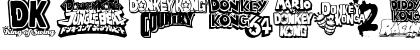 Donkey Kong World Regular Font