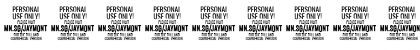 Jaymont PERSONAL Bold Italic Font