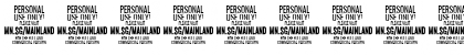 Mainland PERSONAL Black Italic Font