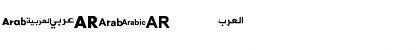 font arabic flags Regular Font