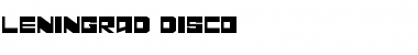 Download Leningrad Disco Font