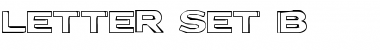 Letter Set B Regular Font