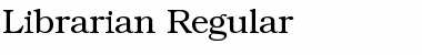 Librarian Regular Font