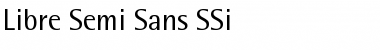 Libre Semi Sans SSi Regular Font