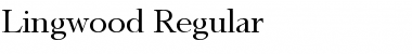 Lingwood Regular Font