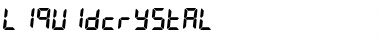 LiquidCrystal Regular Font