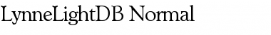 LynneLightDB Normal Font