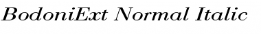 Download BodoniExt-Normal-Italic Font