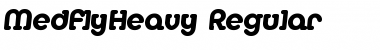 MedflyHeavy Regular Font