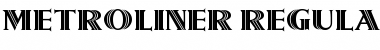 Metroliner Regular Font