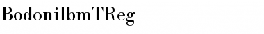 BodoniIbmTReg Regular Font