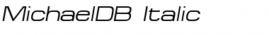 MichaelDB Italic Font