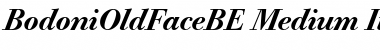 Download BodoniOldFaceBE-Medium Font