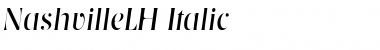NashvilleLH Italic Font