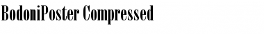 Download BodoniPoster-Compressed Font