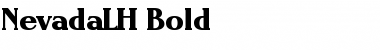 NevadaLH Bold Font