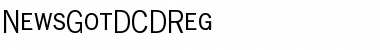 NewsGotDCDReg Regular Font