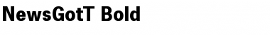 NewsGotT Bold Font