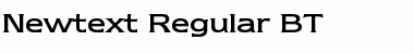 Newtext Rg BT Regular Font