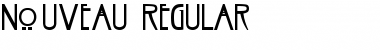 Nouveau Regular Font