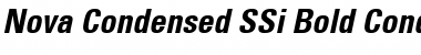 Nova Condensed SSi Bold Condensed Italic Font