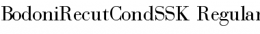 Download BodoniRecutCondSSK Font