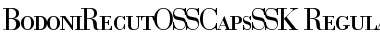 Download BodoniRecutOSSCapsSSK Font