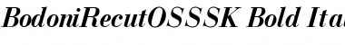 Download BodoniRecutOSSSK Font