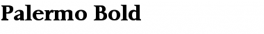 Palermo Bold Font