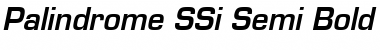 Palindrome SSi Semi Bold Italic Font